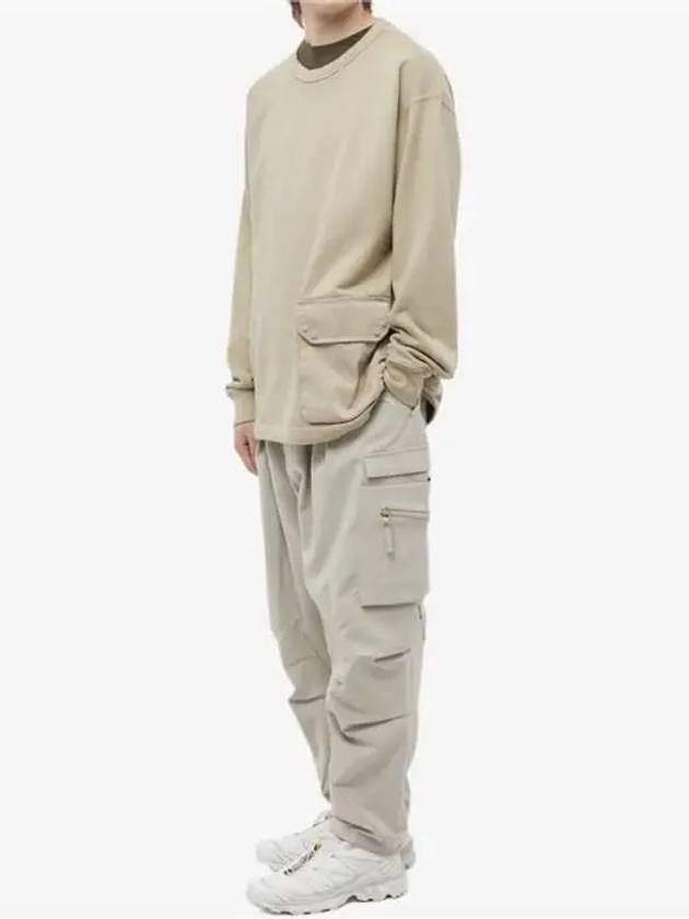 Pocket Sweatshirt TAUPE - TEN C - BALAAN 4