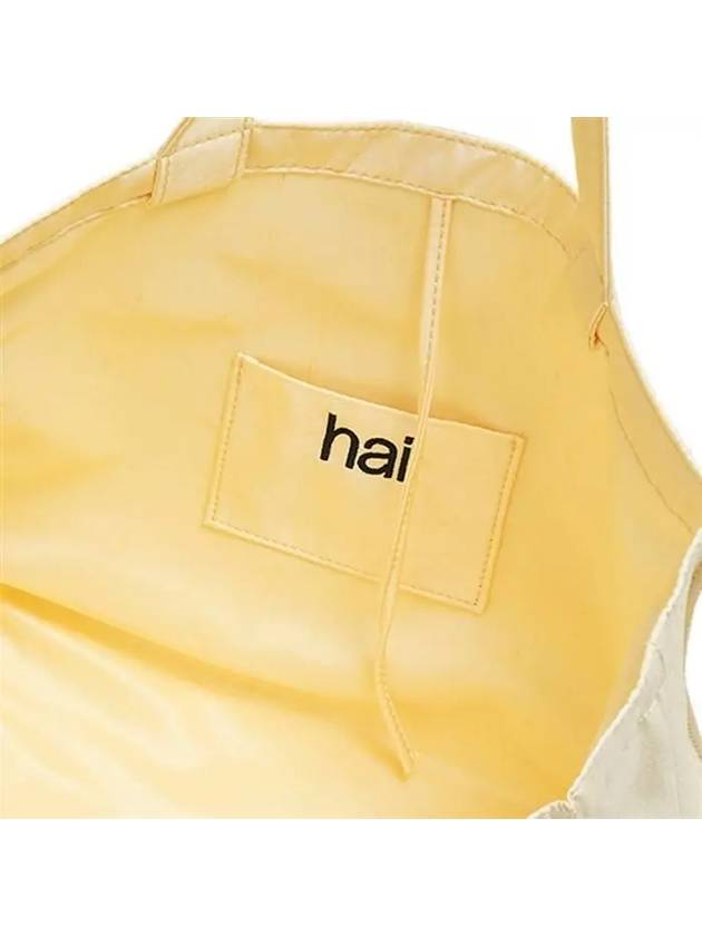 Women's BERNADETTE tote bag light yellow DTBWT LIGHT YELLOW - HAI - BALAAN 4