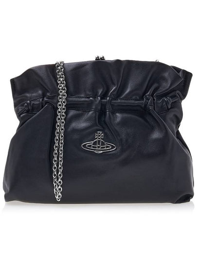 Eva Medium Leather Cross Bag Black - VIVIENNE WESTWOOD - BALAAN 2