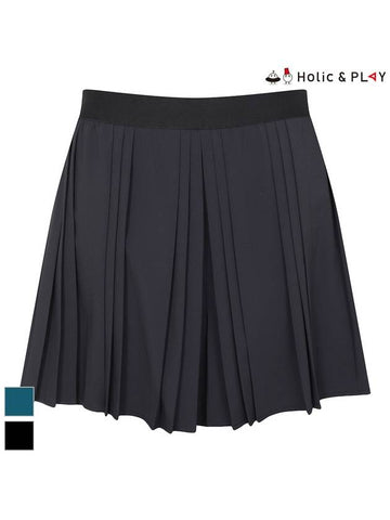 full banding 3-part pleated shortsHE2WPS002 - HOLIC&PLAY - BALAAN 1