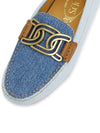 Kate Gommino Denim Leather Driving Shoes Light Blue - TOD'S - BALAAN.
