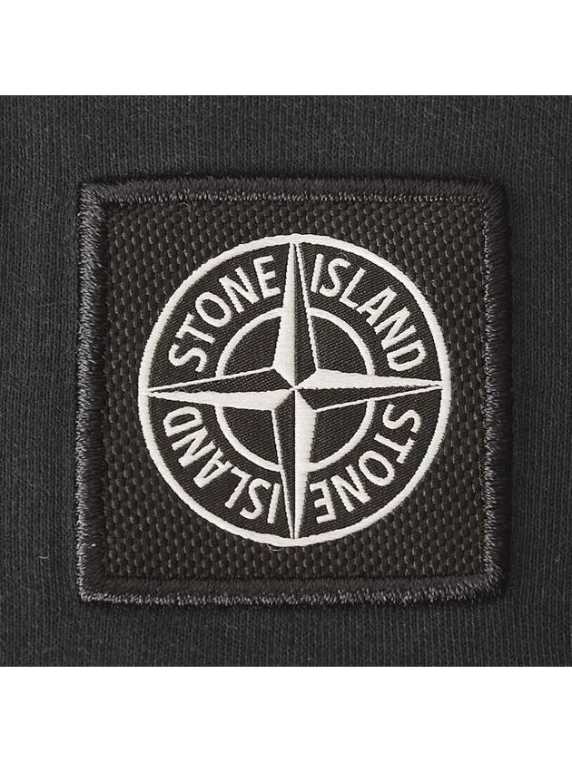 Logo Patch Short Sleeve T-Shirt Charcoal - STONE ISLAND - BALAAN 5