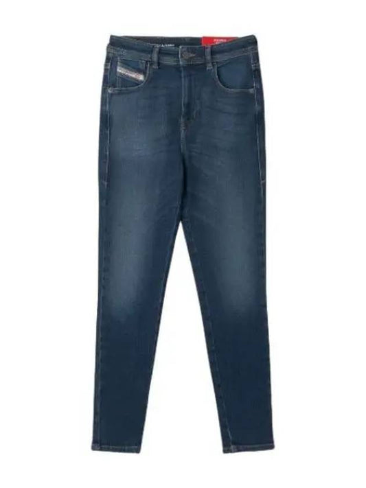 Slandy high denim pants blue jeans - DIESEL - BALAAN 1