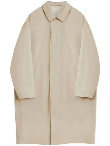 WR Cotton Twill Oversized Coat Ivory - LEMAIRE - BALAAN 1