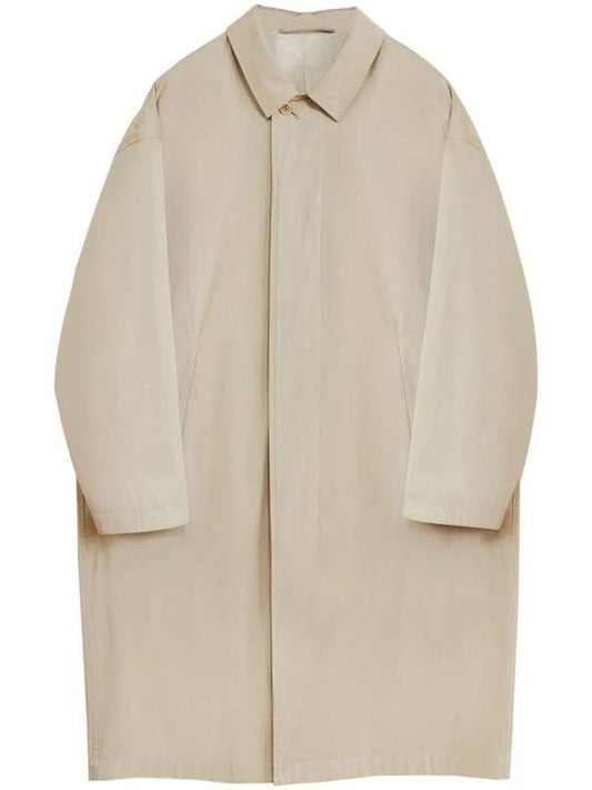 WR Cotton Twill Oversized Coat Ivory - LEMAIRE - BALAAN 1