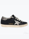 Superstar Glitter Tab Suede Low Top Sneakers Navy - GOLDEN GOOSE - BALAAN 2