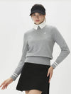 Women s Slit Turtleneck Windproof Knit Sweater DE4WSW281MG - DUVIK - BALAAN 9