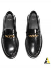 Triomphe Magaret Chain Chunky Leather Loafers Black - CELINE - BALAAN 2