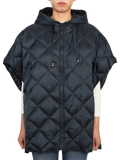 Treman Padded Cape Navy - MAX MARA - BALAAN 2