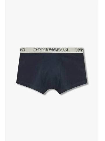 UNDERWEAR Men s Textured Logo Banding Drose Marine - EMPORIO ARMANI - BALAAN 1