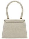 Le Chiquito Moyen Tote Bag Light Gray - JACQUEMUS - BALAAN.