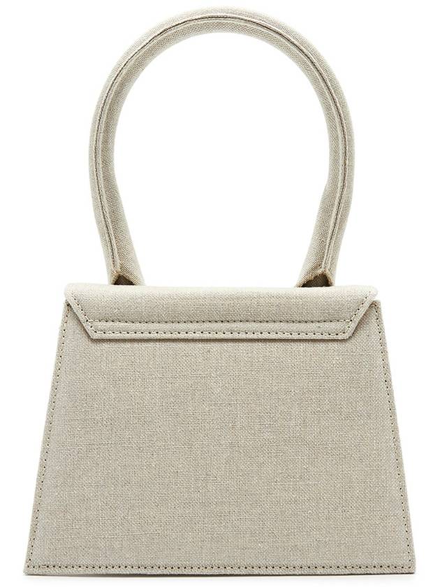 Le Chiquito Moyen Signature Tote Bag Light Greige - JACQUEMUS - BALAAN 5