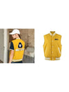 Golf Tennis Female Character Woven Vest Vest Mustard - AVAVE - BALAAN 3