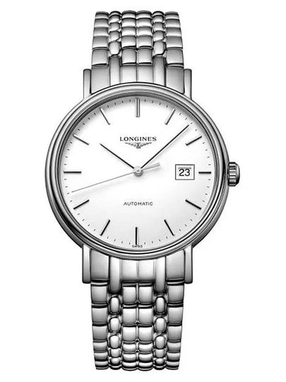 Presence Quartz 38mm Stainless Steel Watch Silver White - LONGINES - BALAAN 2