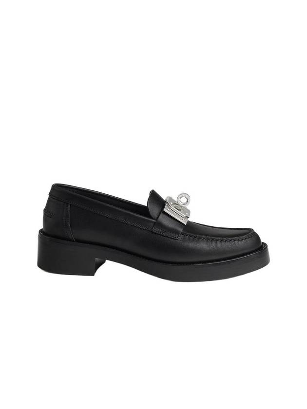 Hot Loafer Calfskin Palladium Hardware Noir - HERMES - BALAAN 1