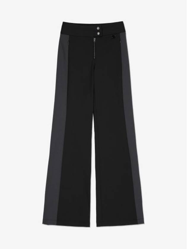 P Pretty Regular Fit Flare Straight Pants Black - DIESEL - BALAAN 2