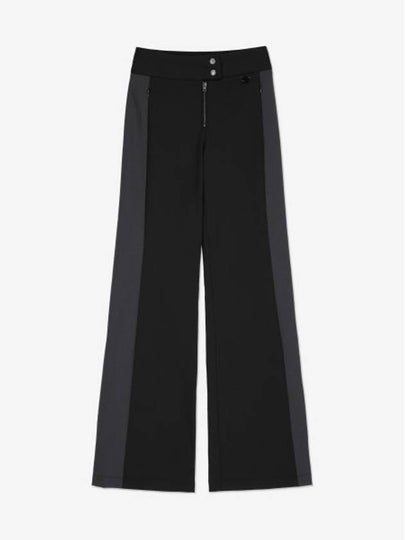 P Pretty Regular Fit Flare Straight Pants Black - DIESEL - BALAAN 2