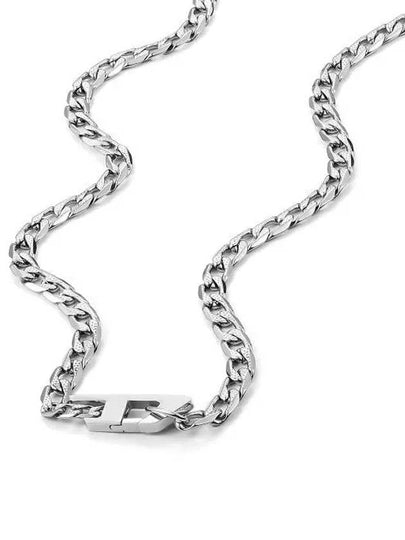 Chain Stainless Steel Necklace Silver - DIESEL - BALAAN 2