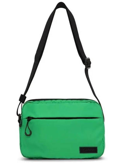 Tech Recycled Cross Bag Green - GANNI - BALAAN 2