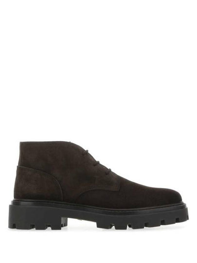 Suede Ankle Boots Brown - TOD'S - BALAAN 2