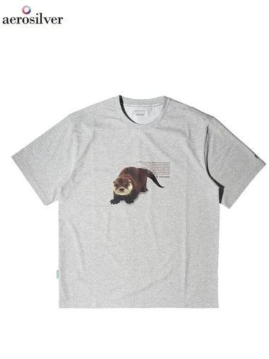 Endangered Animal Graphic TShirt Melange Gray - OFFGRID - BALAAN 1