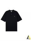 Bold Fox Head Patch Comfort Polo Shirt Black - MAISON KITSUNE - BALAAN 2
