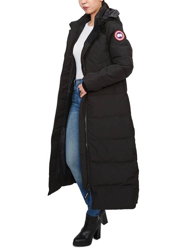 Mystique Satin Long Parka Black - CANADA GOOSE - BALAAN 6