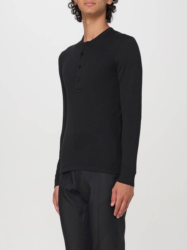 T-shirt Tom Ford in misto lyocell a costine - TOM FORD - BALAAN 4