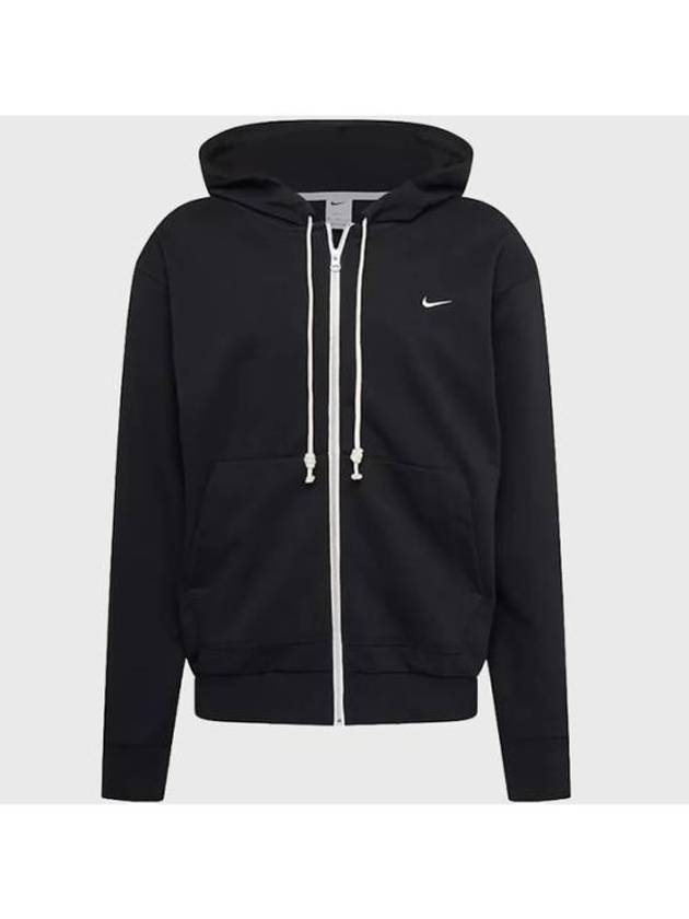 Men's Dri-Fit Full-Zip Basketball Hooded Jacket Black - NIKE - BALAAN 2