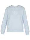 Women's Tina Sweatshirt Light Blue - A.P.C. - BALAAN 1