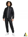 Club Lined Woven Tracksuit Black - NIKE - BALAAN 2