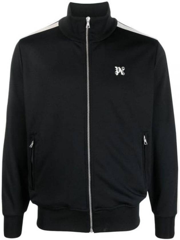 Monogram Classic Track Jacket Black - PALM ANGELS - BALAAN 2