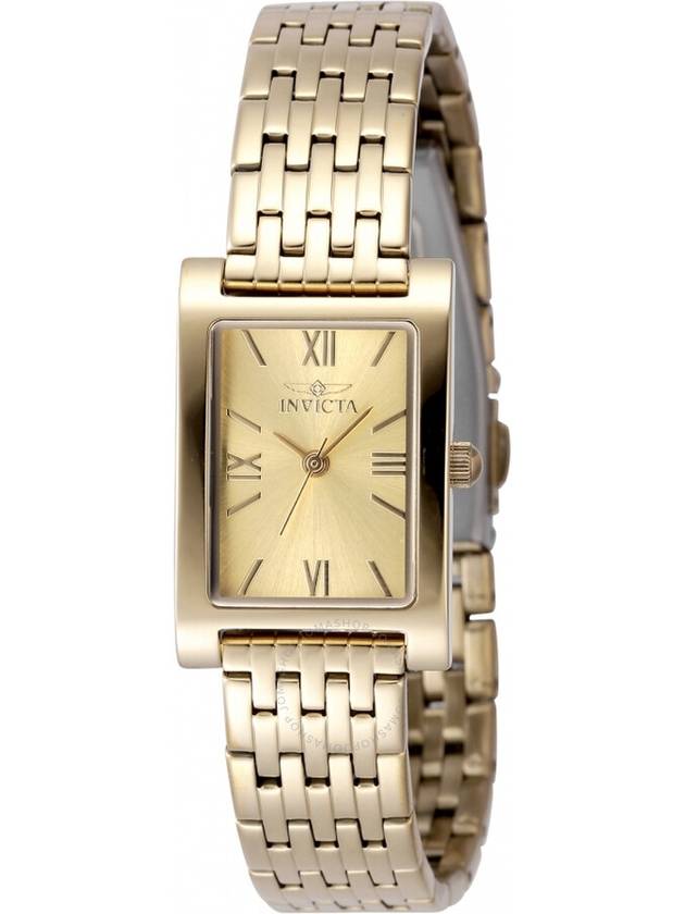 Invicta Angel Quartz Gold Dial Ladies Watch 48147 - INVICTA - BALAAN 1