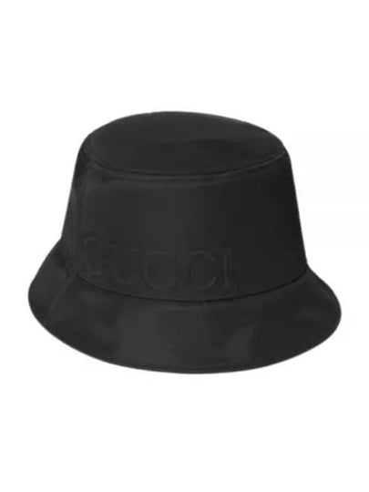 Logo Nylon Bucket Hat Black - GUCCI - BALAAN 2