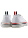 Canvas College Low Top Sneakers White - THOM BROWNE - BALAAN 5