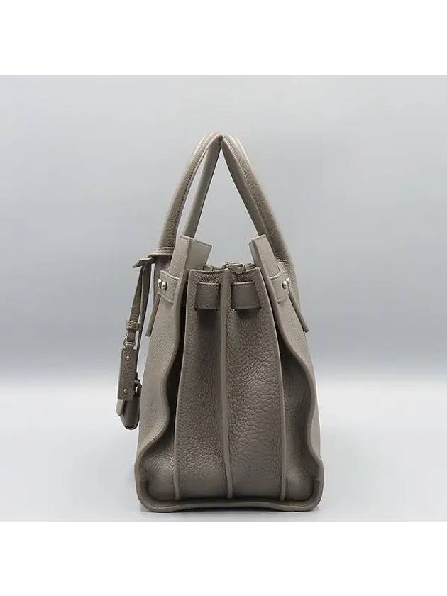 YSL Yip 464960 Gray SAC SDJ NEW Dejour Small Supple Tote Bag Shoulder Strap 2WAY - SAINT LAURENT - BALAAN 3