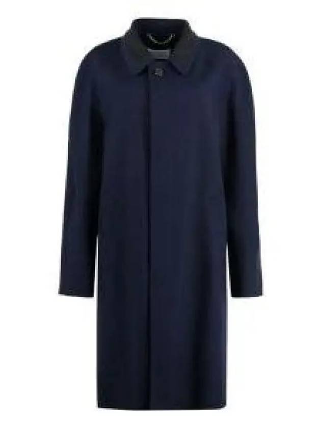 Wool Viscose Single Coat Navy - MAISON MARGIELA - BALAAN 2