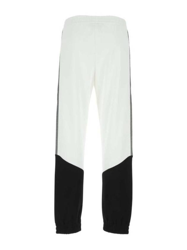 Color Block Logo Side JoGGer Track Pants Black White - FENDI - BALAAN 3