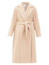 Women's CACTUS Shearling Coat Beige - MAX MARA - BALAAN.