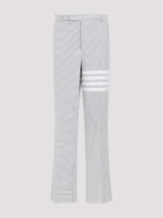 4 Bar Stripe Tailored Straight Pants Grey - THOM BROWNE - BALAAN 2