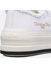 Walk'n Platform Cotton Canvas Low Top Sneakers White - DIOR - BALAAN 9