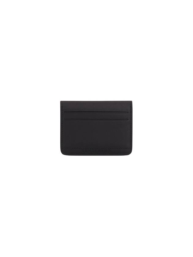 Le Pliage Extra Leather Card Wallet Black - LONGCHAMP - BALAAN 3