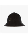 K5349 BLACK Casual Corduroy Bucket Hat - KANGOL - BALAAN 3