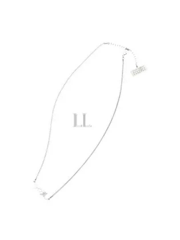 Minimal Logo Necklace Silver - MAISON MARGIELA - BALAAN 2