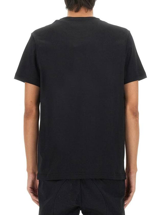 Signature Jersey Cotton Short Sleeve T Shirt Black - BELSTAFF - BALAAN 1