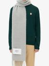 Fox Head Patch Classic Round Neck Knit Top Deep Green - MAISON KITSUNE - BALAAN 4