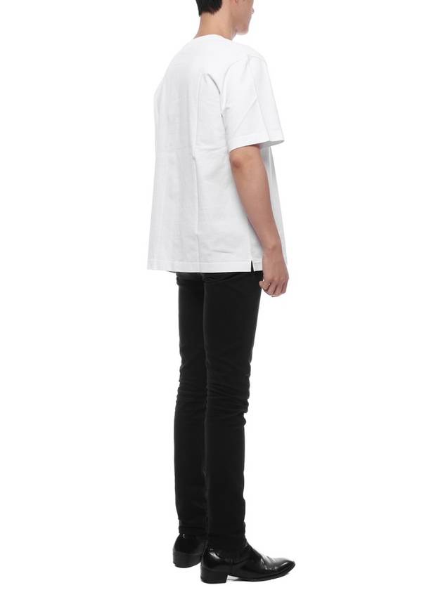 Rambling Fox Short Sleeve T-Shirt White - MAISON KITSUNE - BALAAN 7