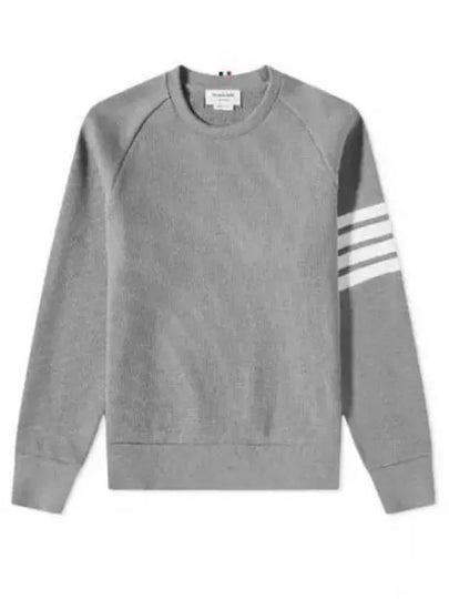 4 Bar Stripe Sweatshirt Grey - THOM BROWNE - BALAAN 2