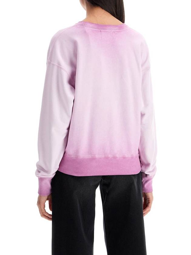 Mobyli Washed Cotton Logo Sweatshirt Lilac - ISABEL MARANT ETOILE - BALAAN 4