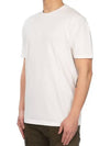 Logo Backprint Cotton Short Sleeve T-Shirt White - CP COMPANY - BALAAN 4